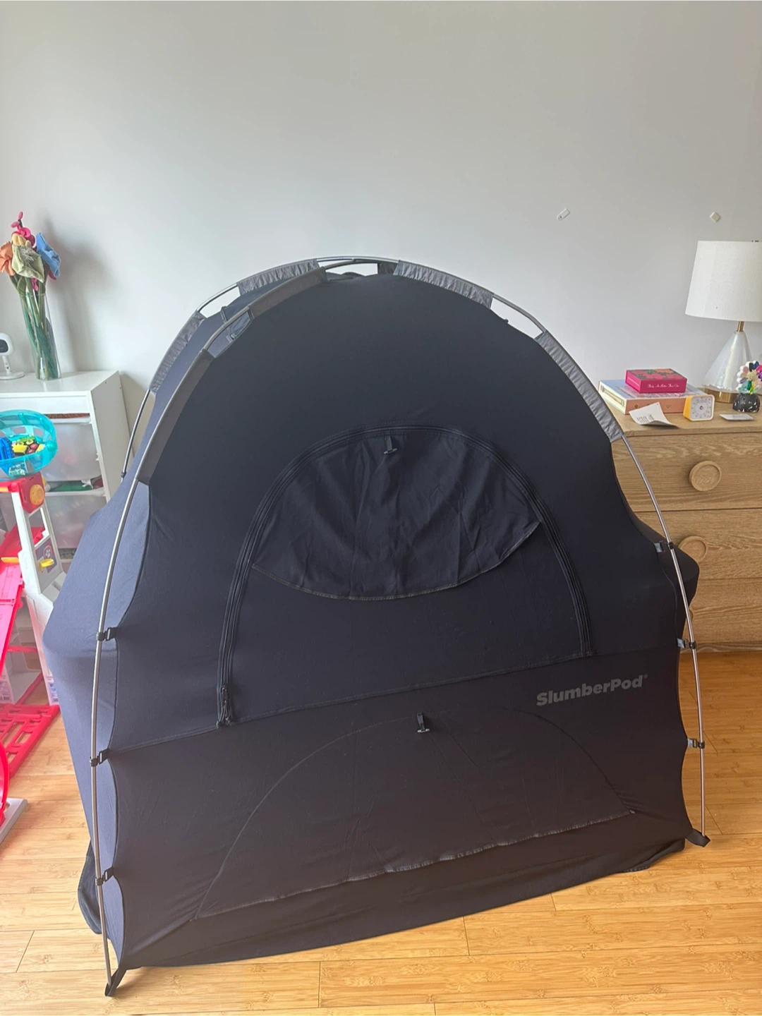 SlumberPod Black Portable Baby Tent