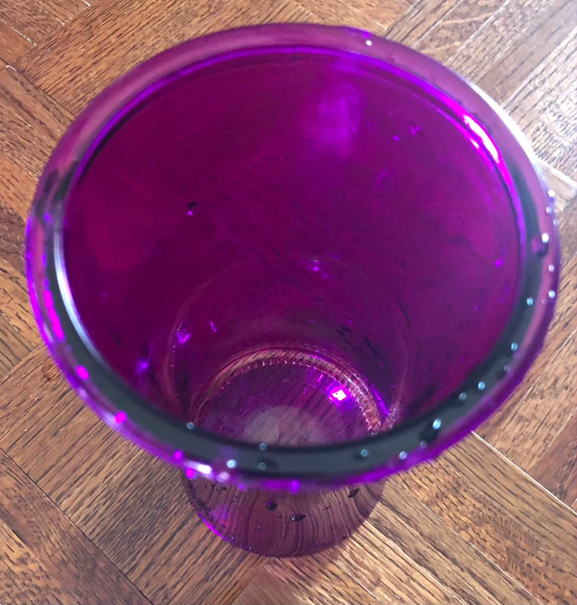 Purple Glass Vase