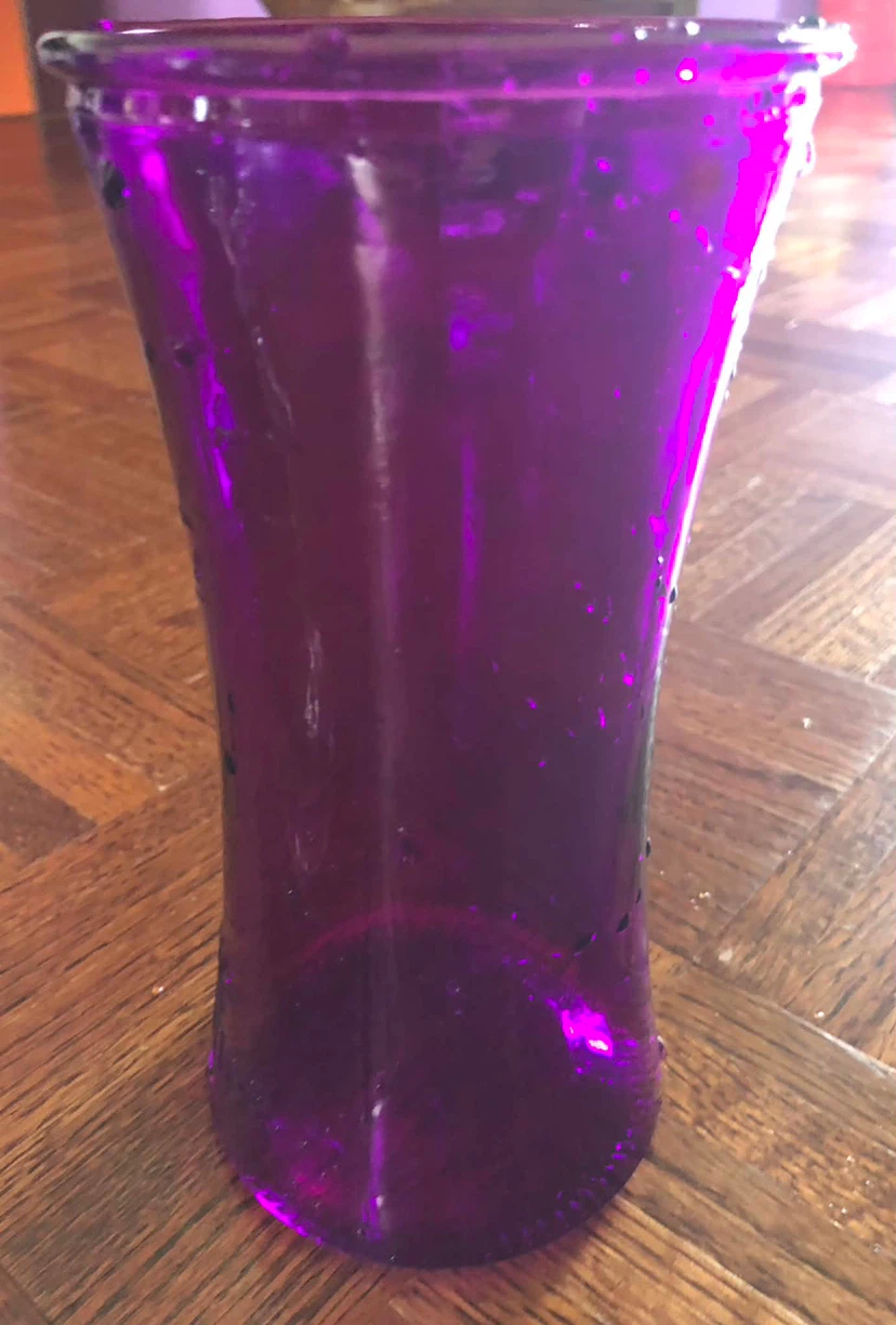 Purple Glass Vase - photo 2