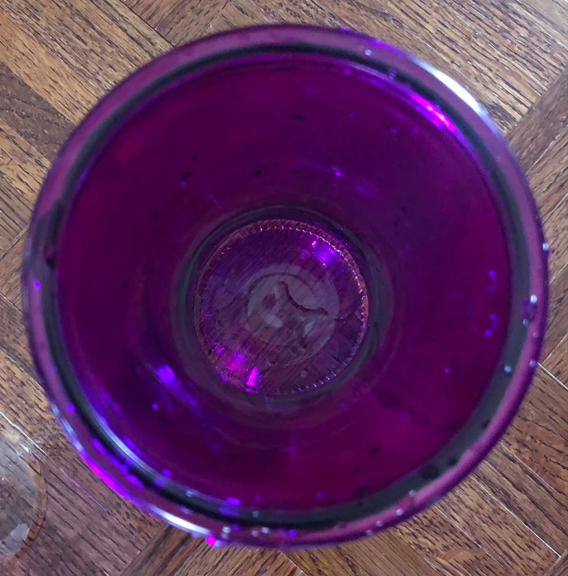 Purple Glass Vase - photo 3