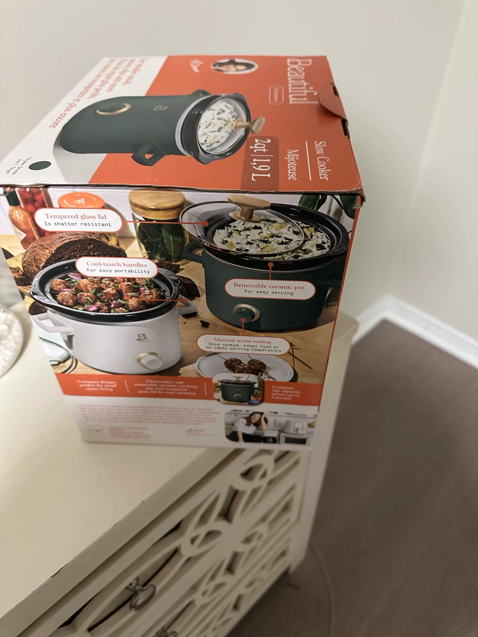 Beautiful Slow Cooker 2qt Thyme Green - photo 4