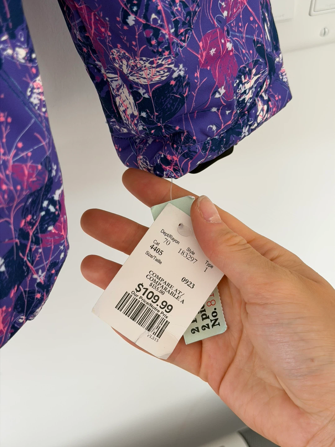 Gusti Kids Winter Jacket - Purple Floral Print - photo 4