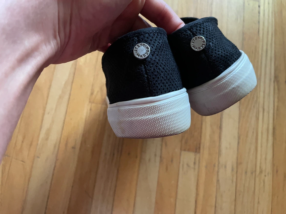 Steve Madden Black Perforated Slip-On Sneakers - photo 2