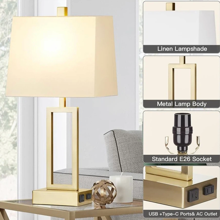 Touch Control Table Lamps Set of 2 - photo 5