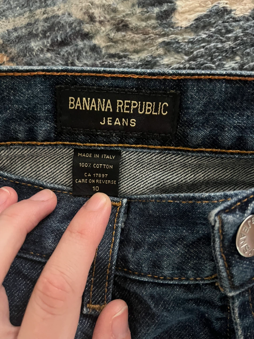 Banana Republic Dark Wash Jeans Size 10 - photo 2