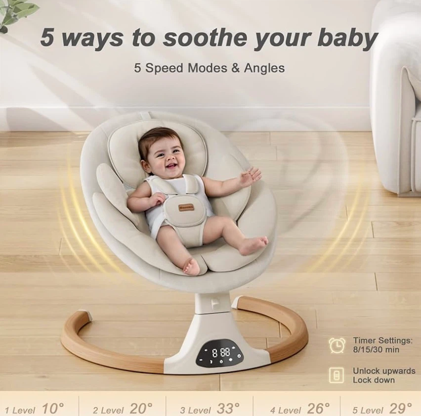 New in Box Monamii Baby Swings for Infants - photo 3