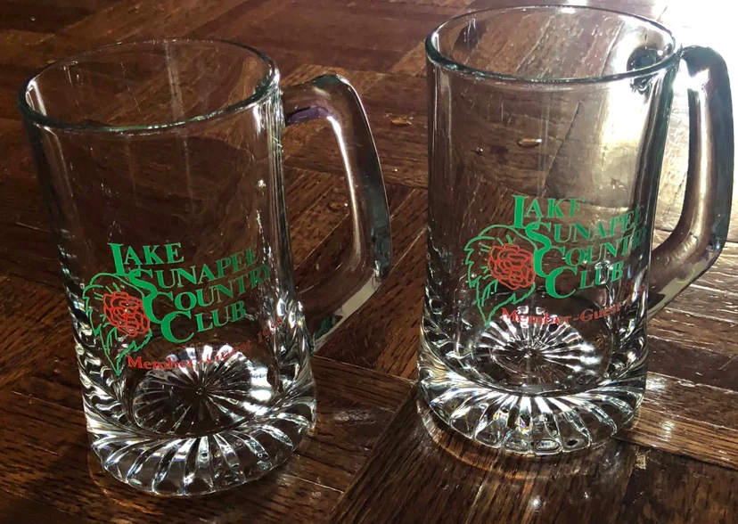Lake Sunapee Country Club Beer Mugs - Set of 2