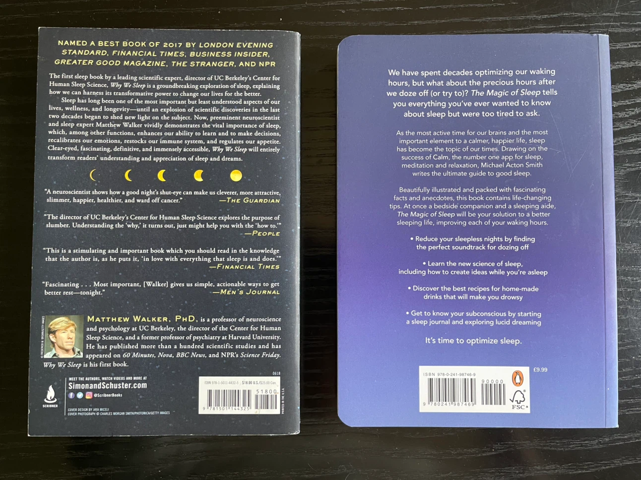 Books: Why We Sleep + Calm The Magic of Sleep - photo 2