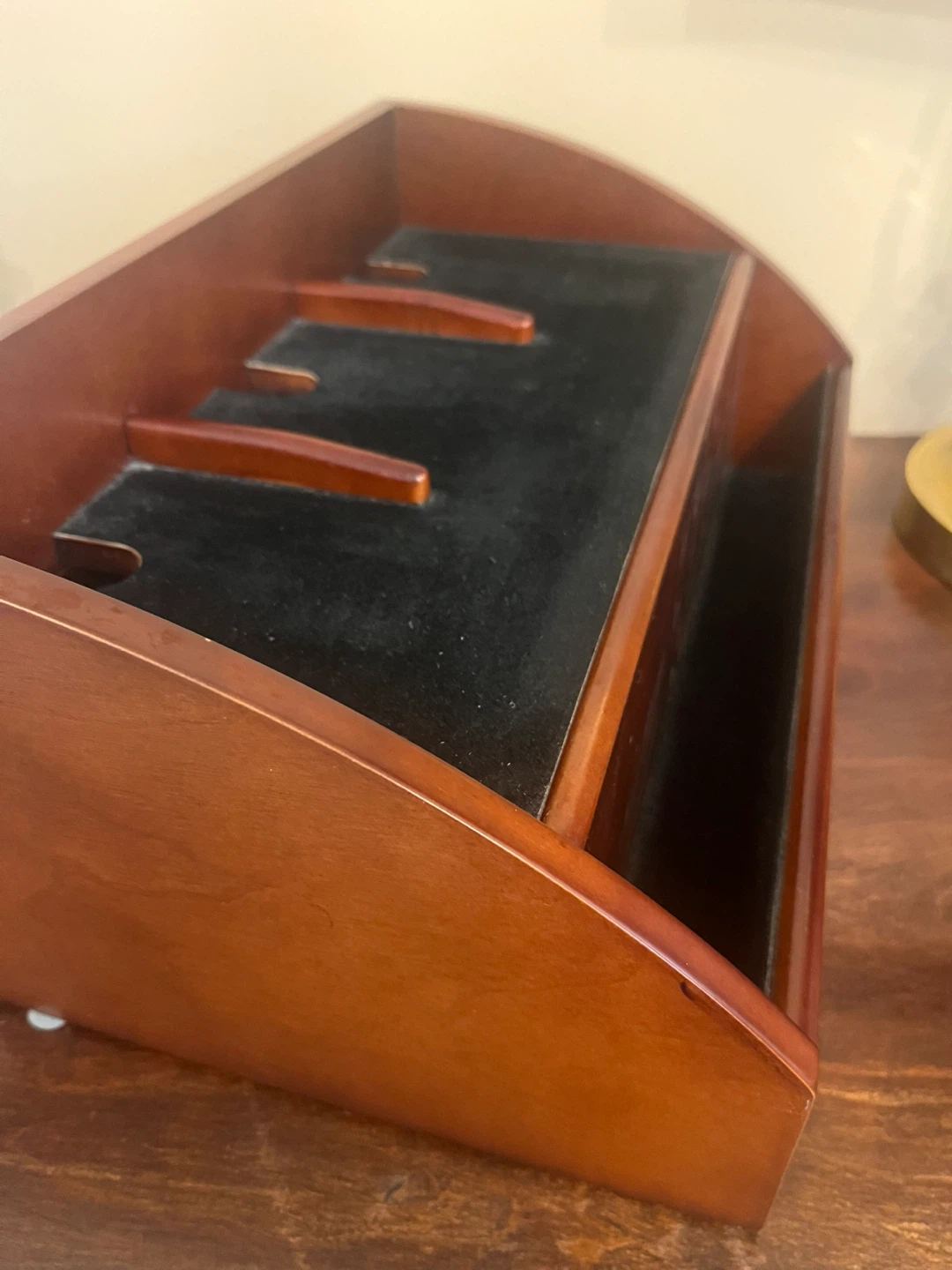 Brookstone Wooden Desk Organizer/Charging Station - photo 3