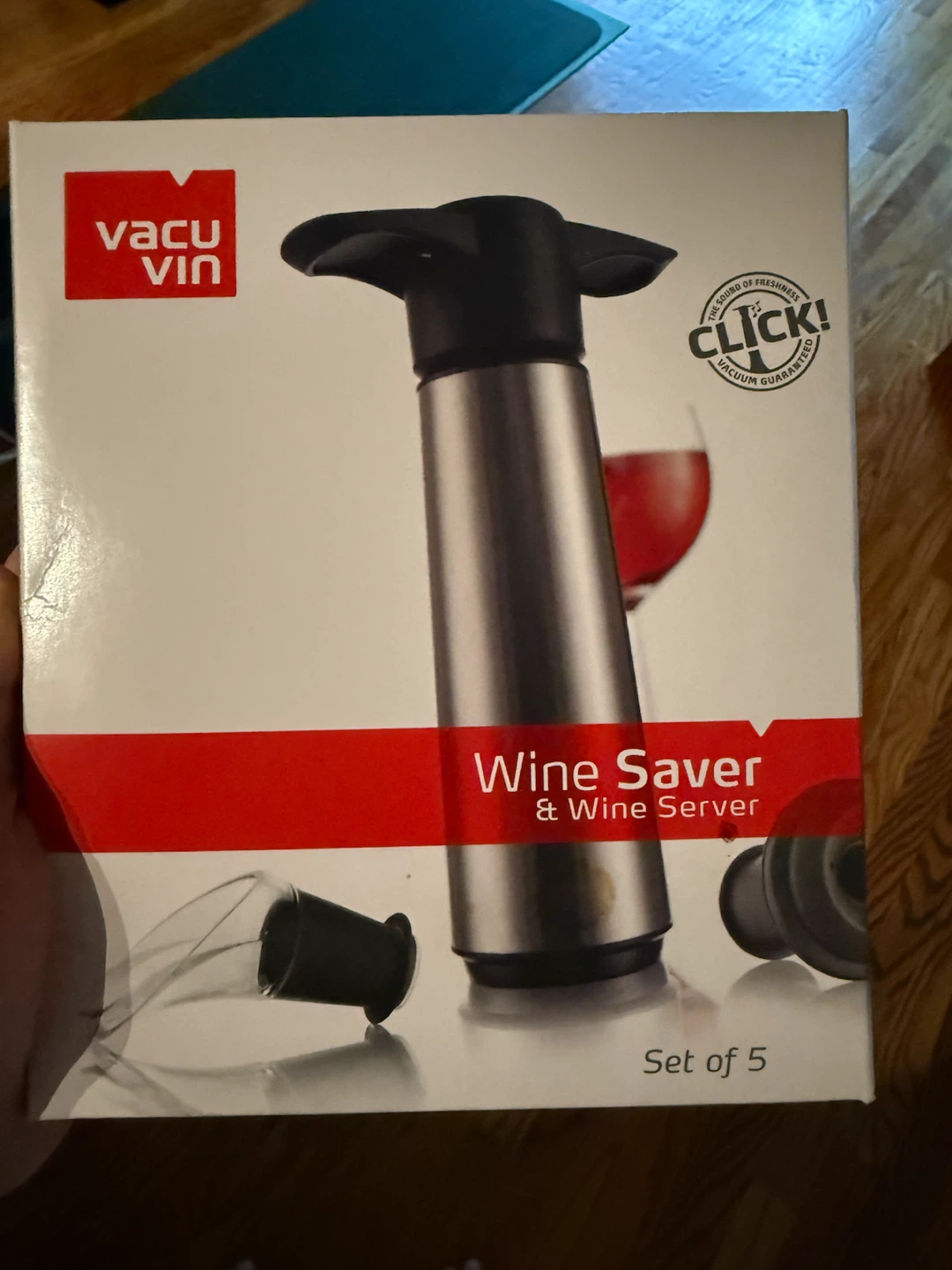 Vacu Vin Wine Saver & Wine Server Set