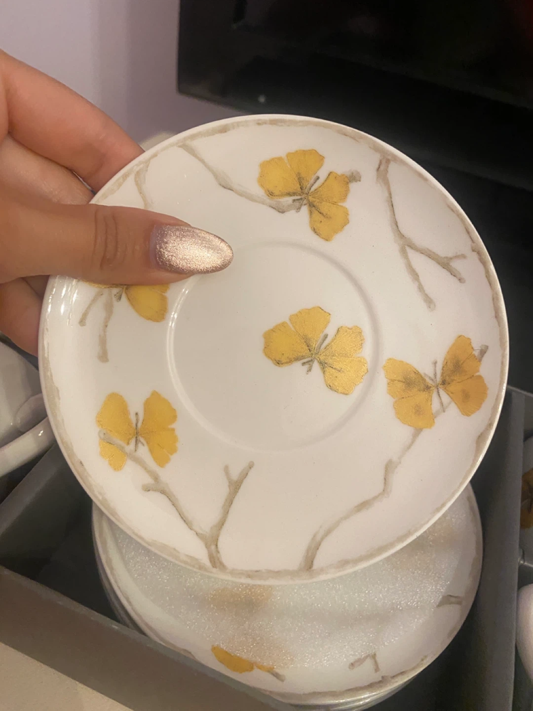 Michael Aram Butterfly Ginkgo Demitasse Set (Set of 4) - photo 2