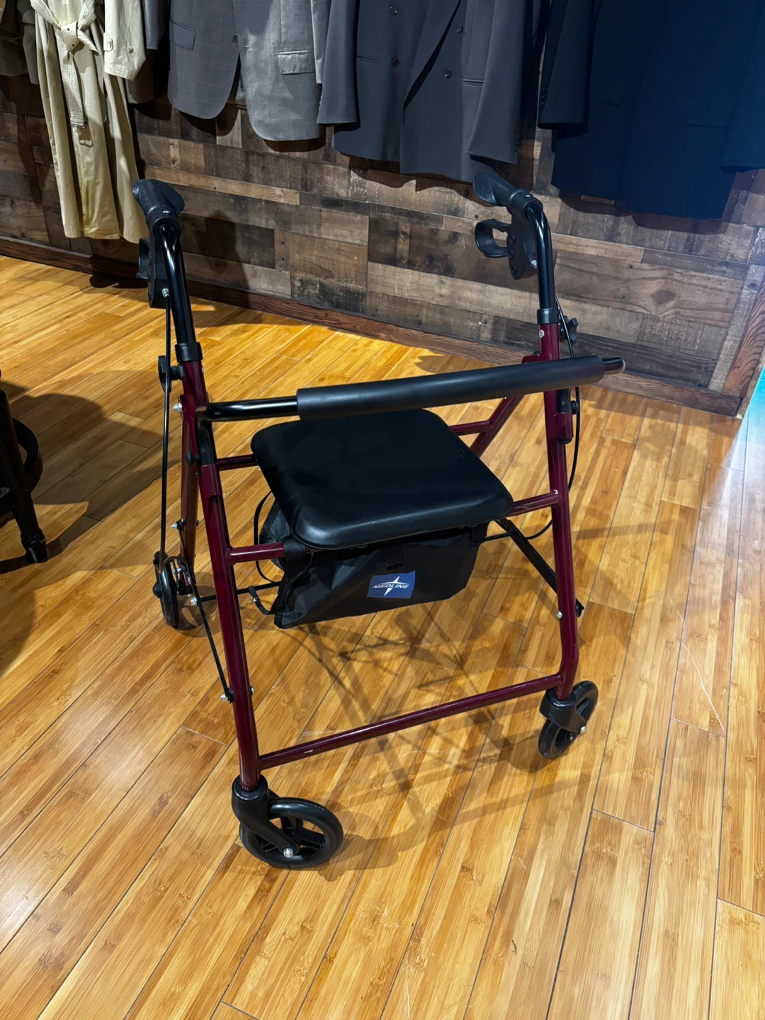 4-Wheel Rollator Walker with Seat