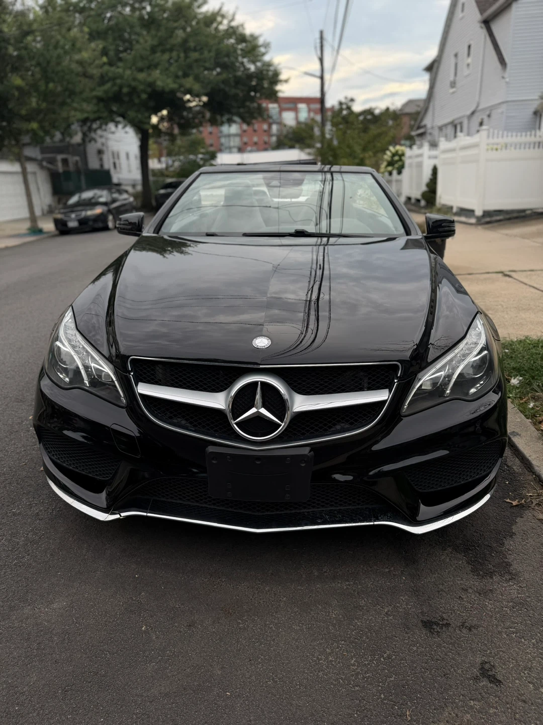 Black Mercedes-Benz E-Class Convertible
