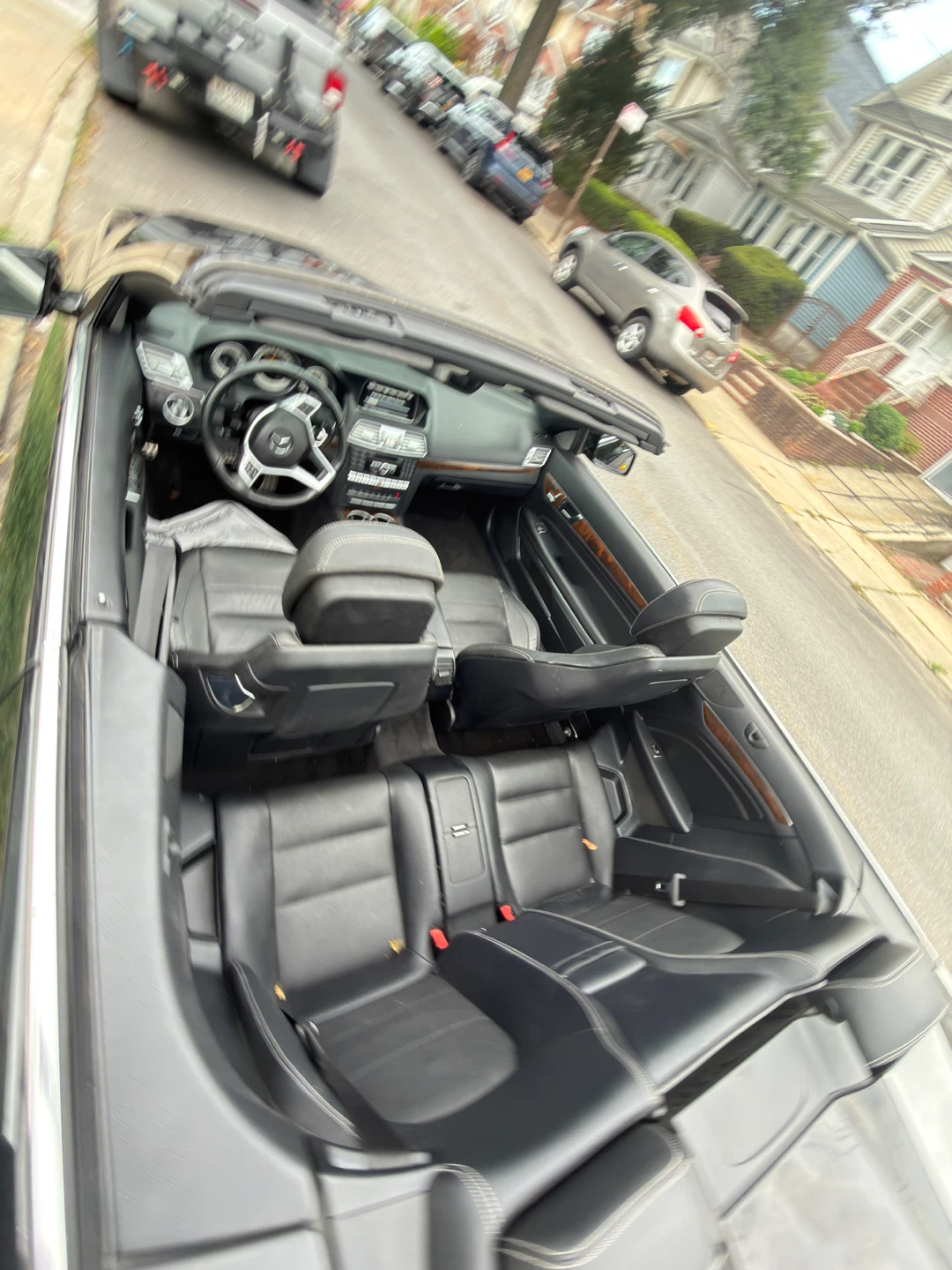 Black Mercedes-Benz E-Class Convertible - photo 5