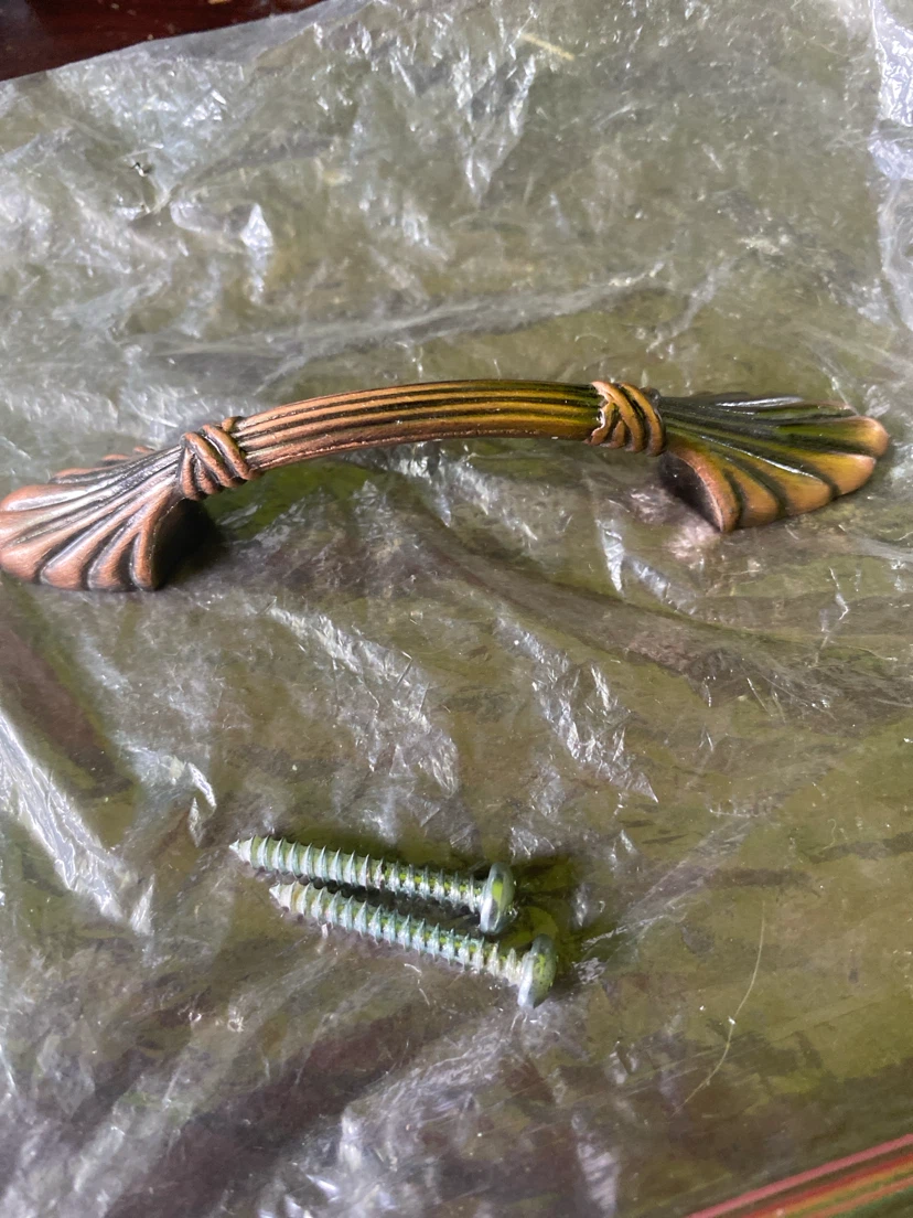 Vintage Drawer Pull Handle with Screws - photo 3