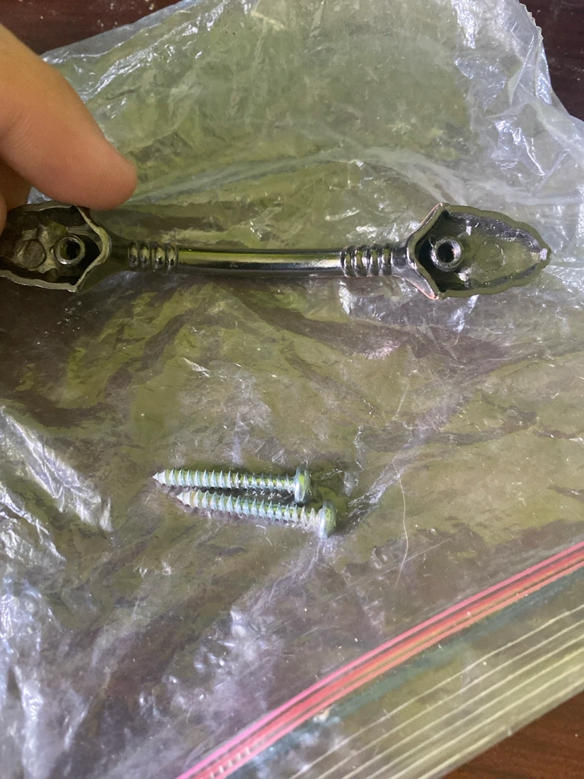 Vintage Drawer Pull Handle with Screws - photo 4