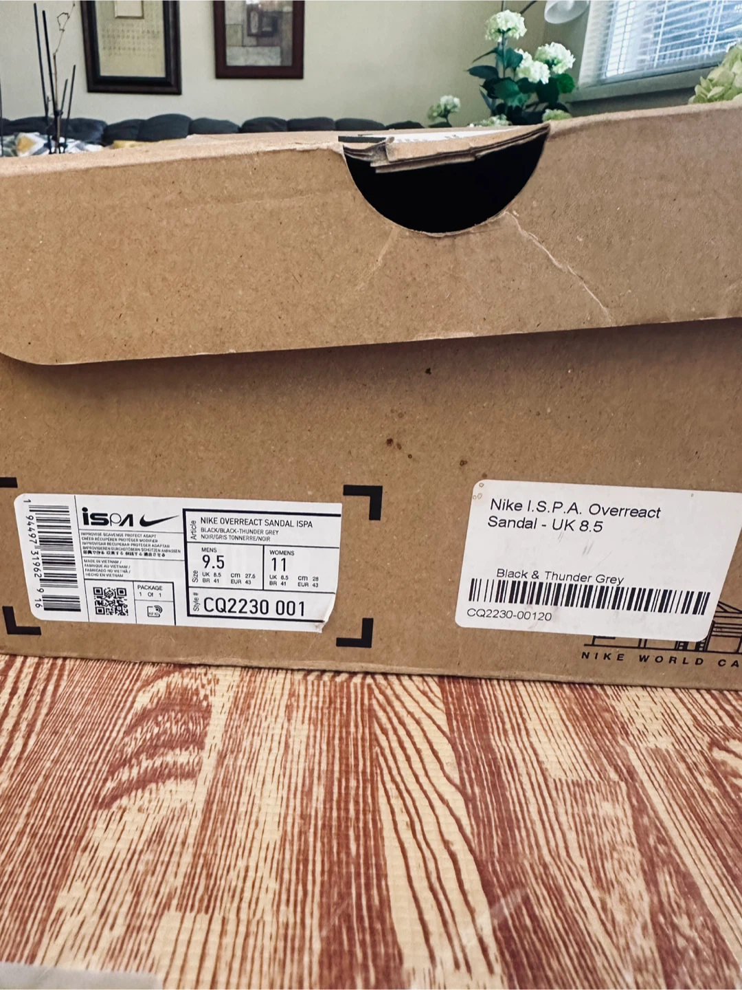 Nike ISPA Overreact Sandal ISPA - Black & Thunder Grey - photo 2