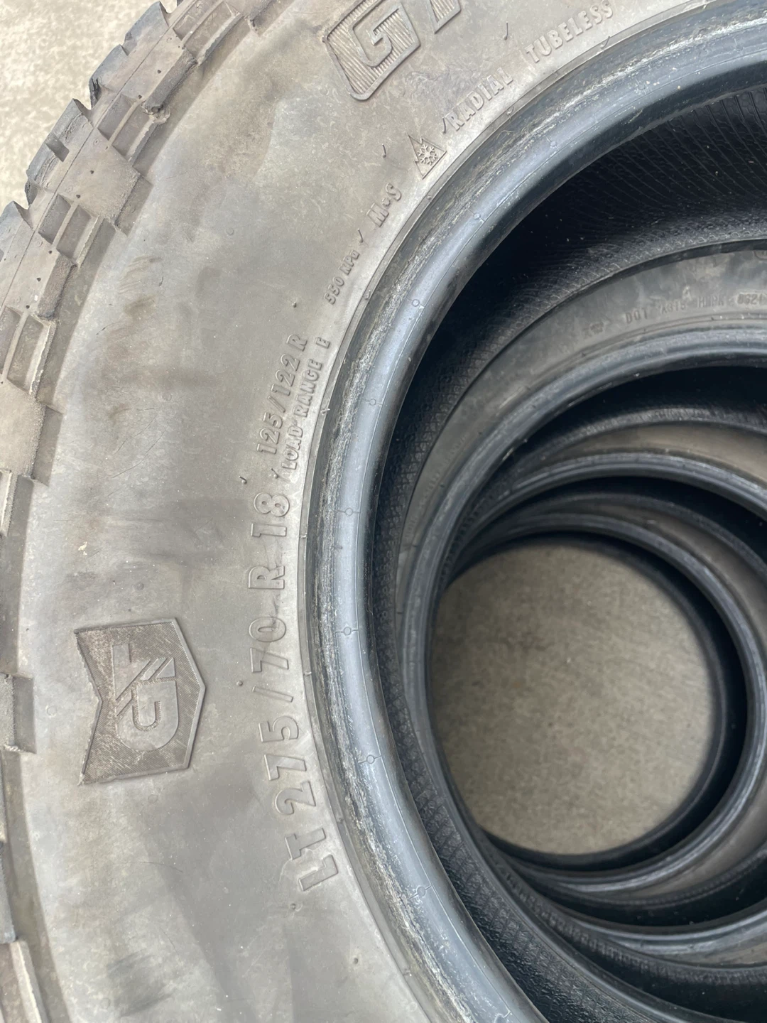 General Grabber A/TX Tires LT275/70 R 18 - photo 4