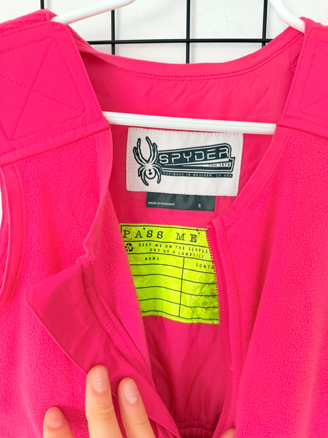 Spyder Pink Ski Suit - Size 5 - photo 2
