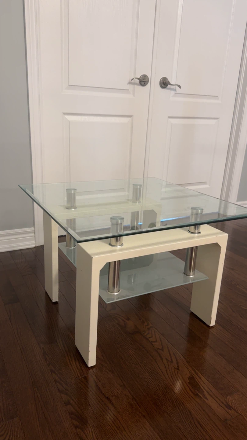 Glass Top Coffee Table