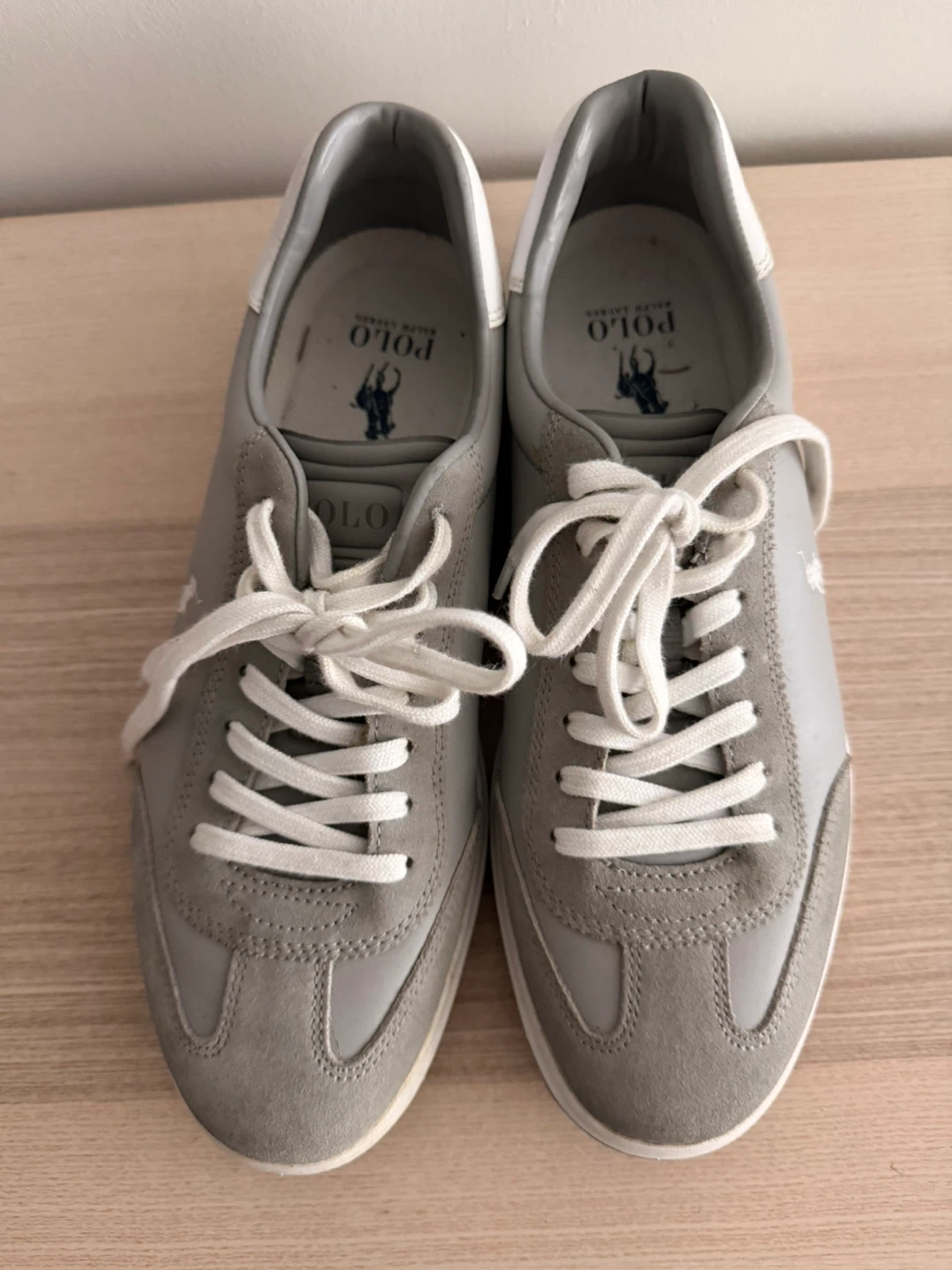 Polo Ralph Lauren Grey Suede & Leather Sneakers - photo 2