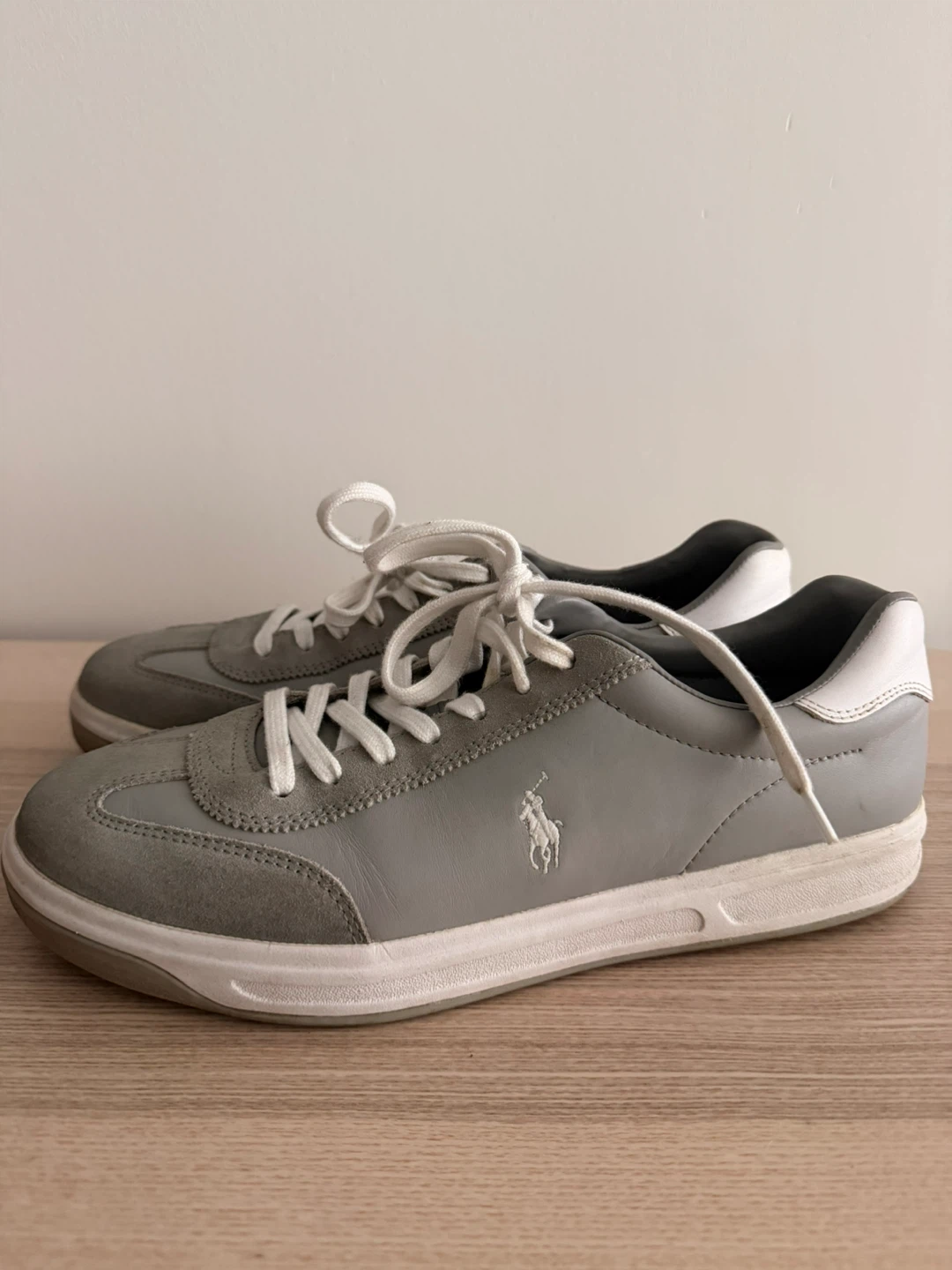 Polo Ralph Lauren Grey Suede & Leather Sneakers - photo 4