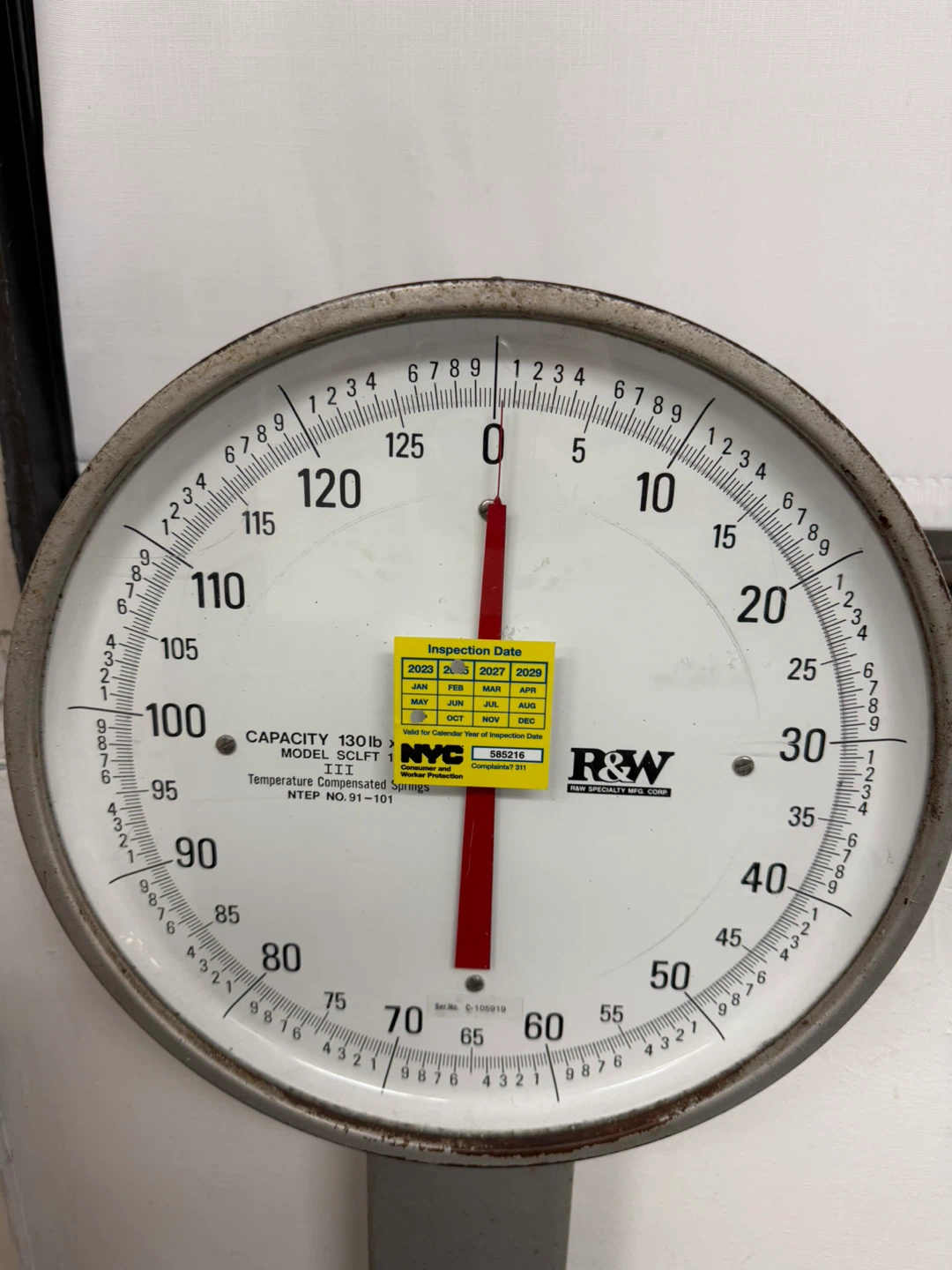 R&W Mechanical Scale 130lb Capacity - photo 2