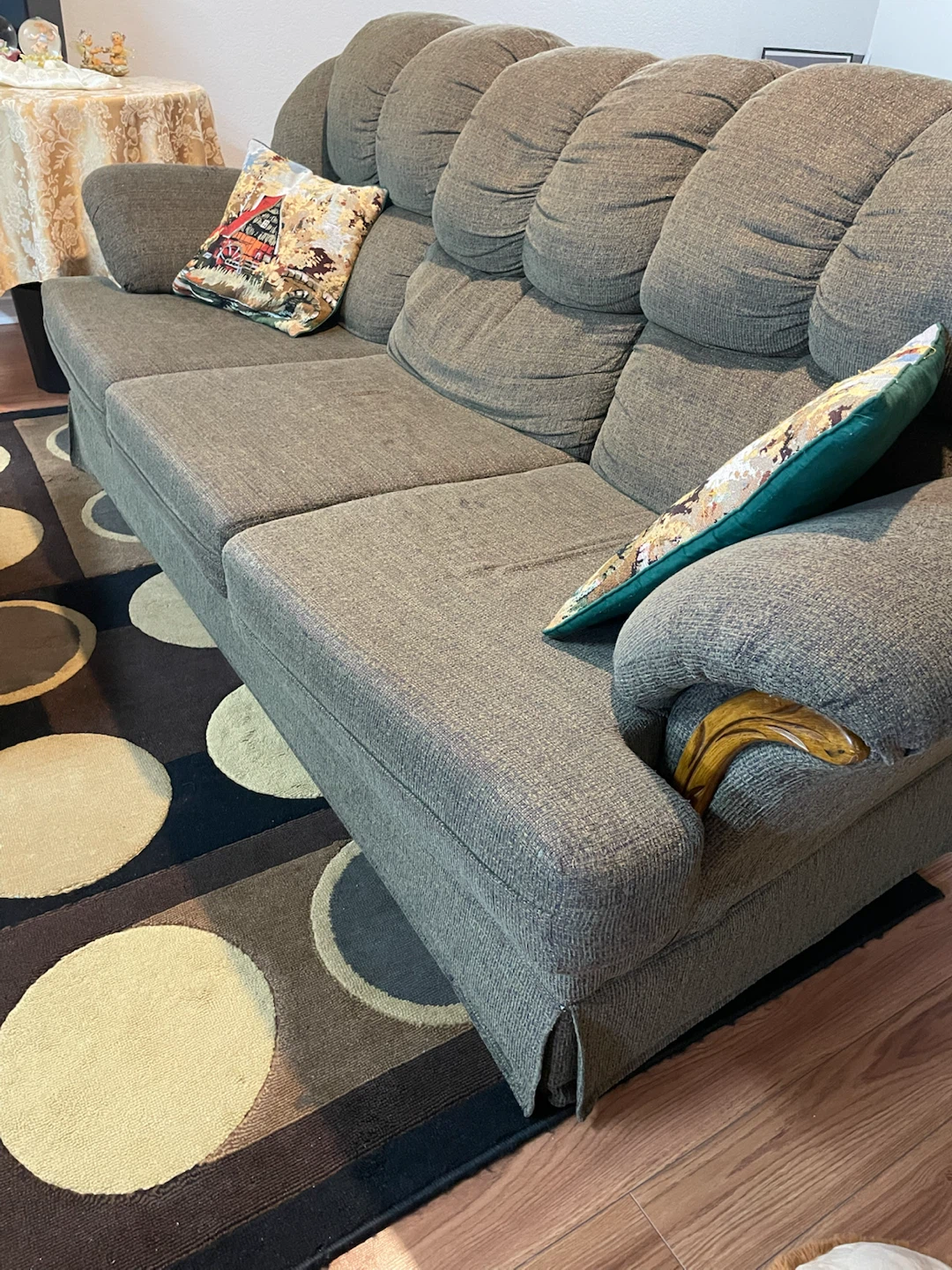 Sofa Three seater and New Coffee Table