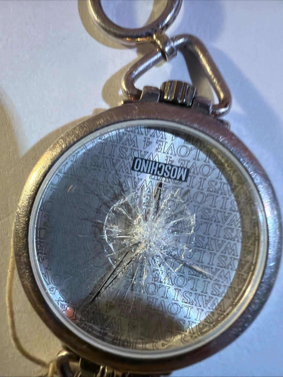 Moschino "I Love 4 Ways" Pocket Watch - Silver 925 Case - photo 5