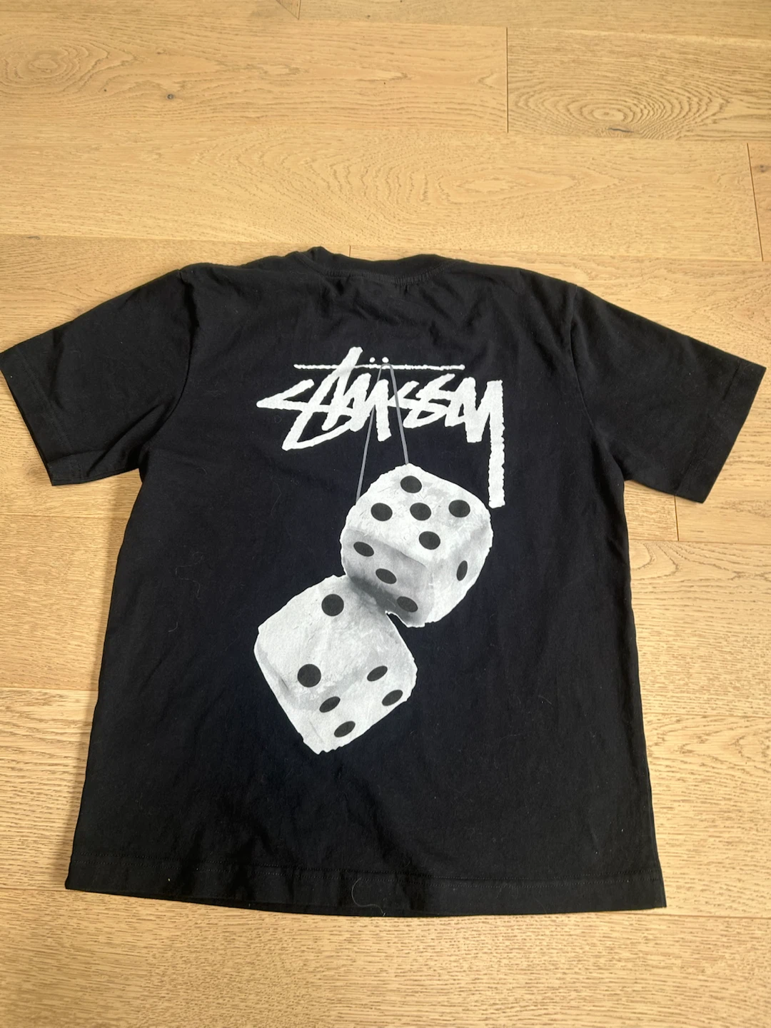 Stüssy Black Dice Graphic T-Shirt (size s)