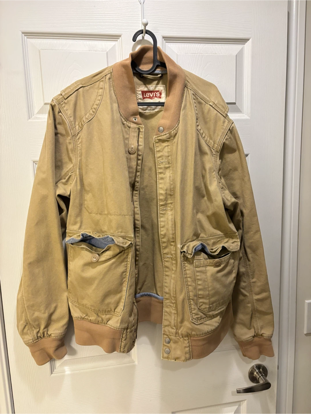 Levi's Tan Bomber Jacket - Large