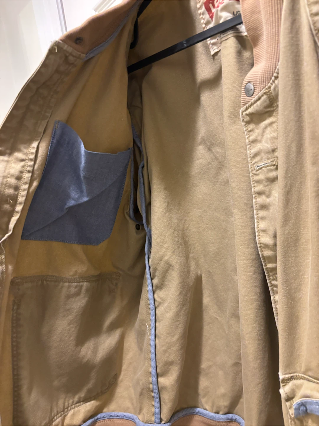 Levi's Tan Bomber Jacket - Large - photo 4