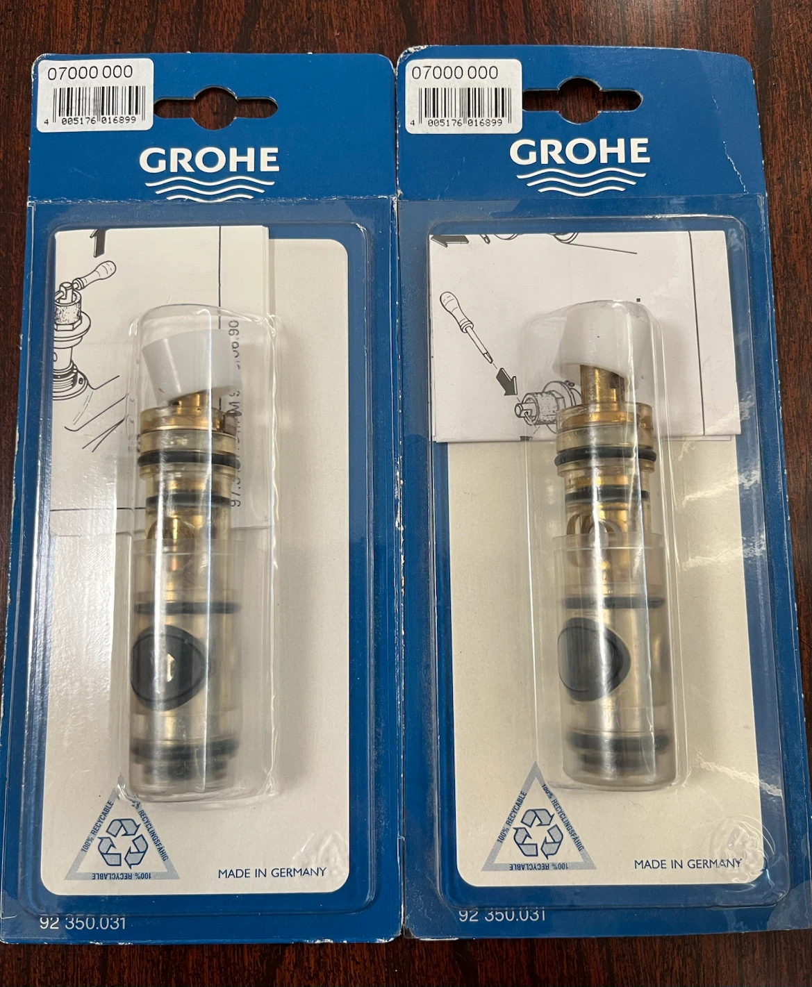 2 New Grohe Cartridges for Faucets
