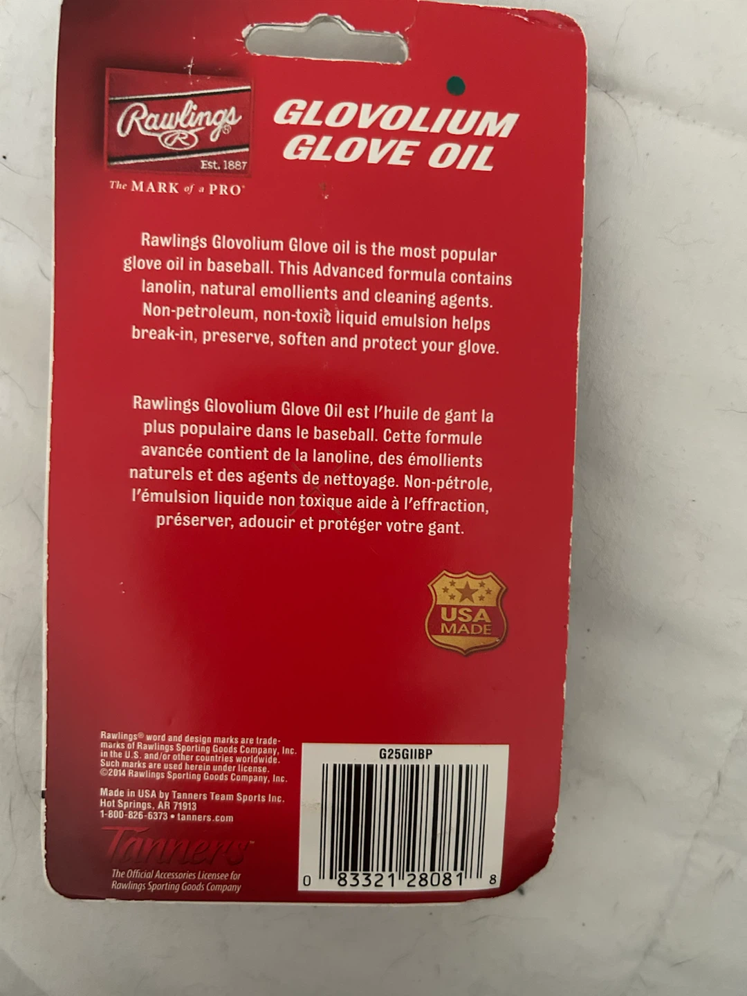 Rawlings Glovolium Glove Oil 4 fl. oz. - photo 2