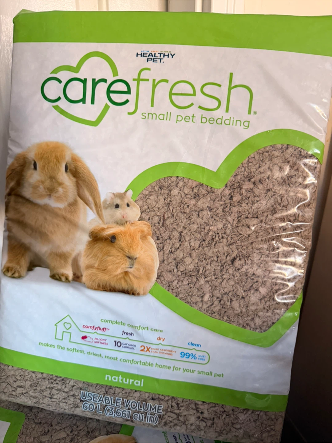 Carefresh Small Pet Bedding 60L - Natural Brand New