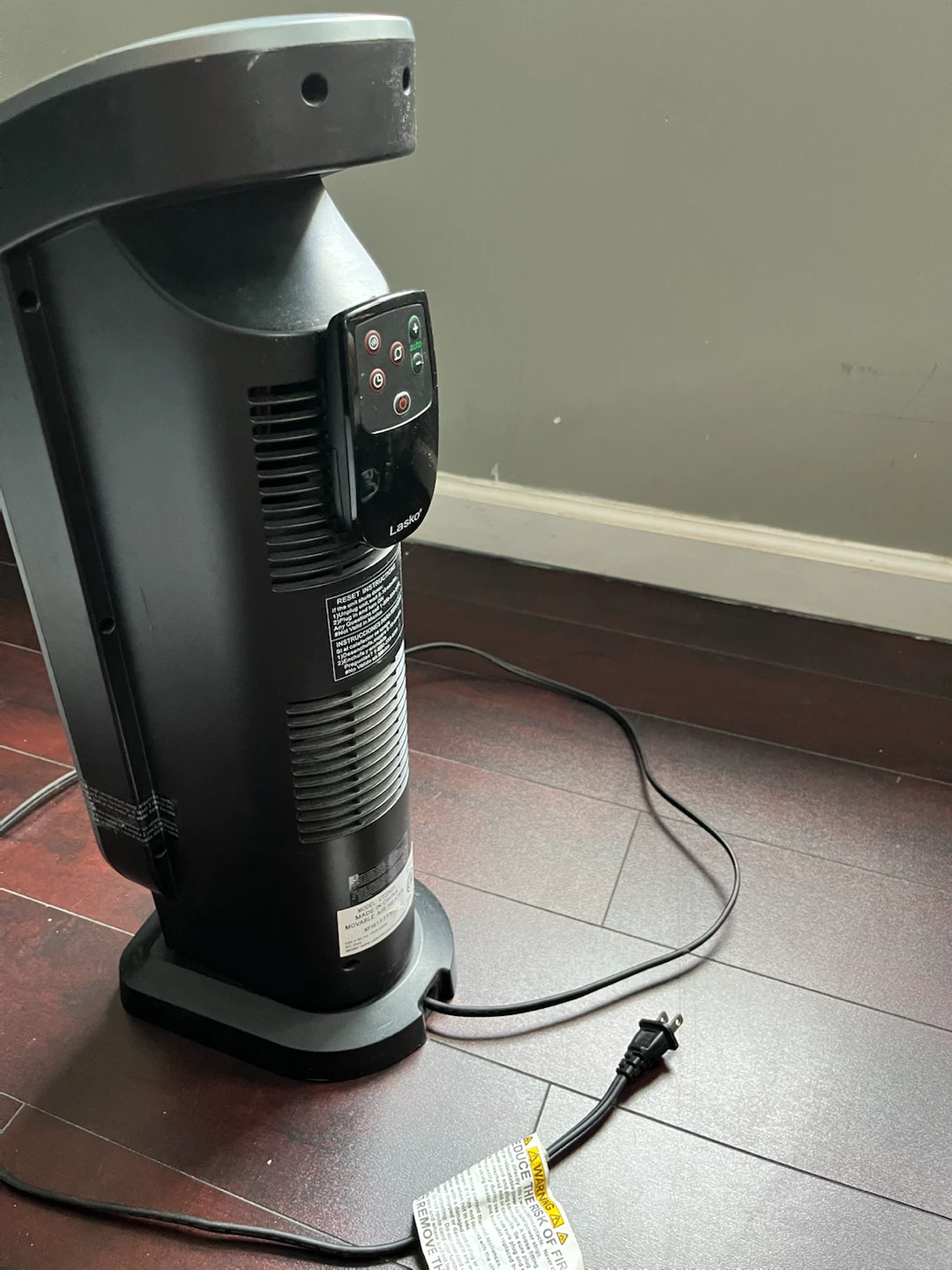 Lasso ceramic tower heater - photo 2
