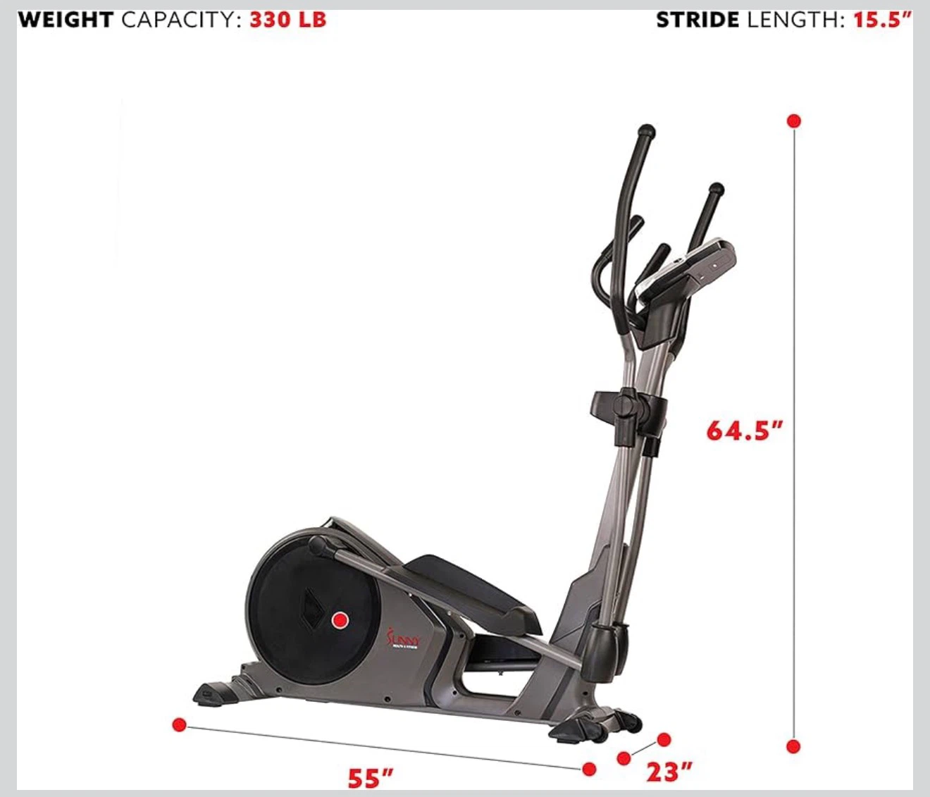 Sunny Health & Fitness Elliptical Exercise Machine - photo 5