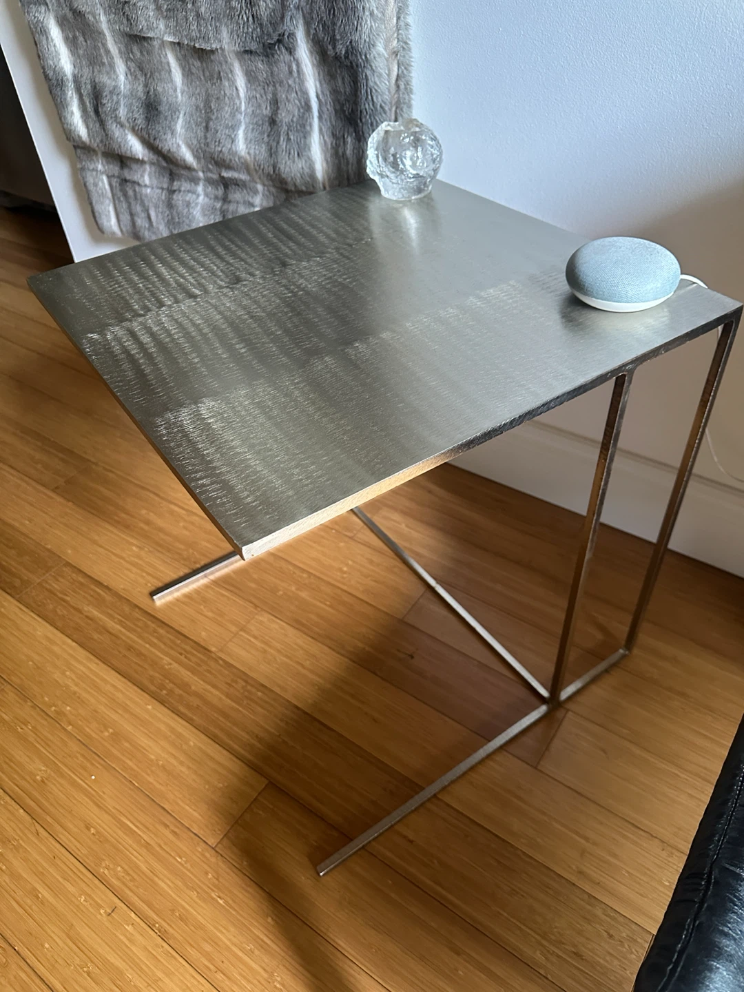 MINOTTI RODOLFO DORDONI LEGER CHROME STEEL SIDE COFFEE TABLE - photo 2