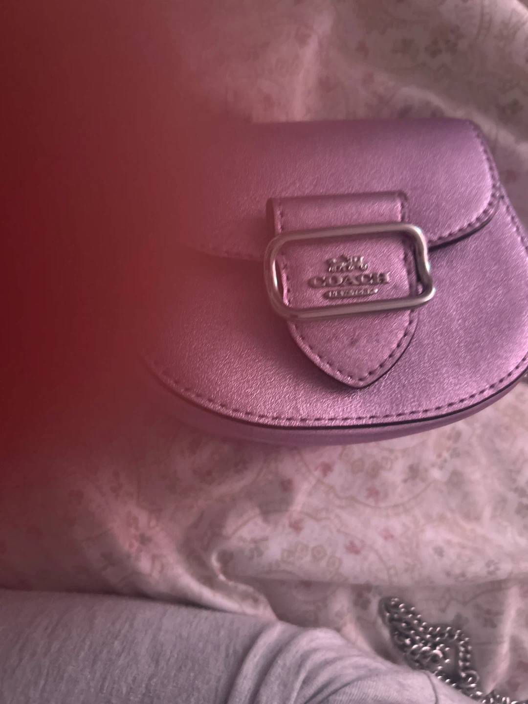 COACH Mini Bag - Pink Metallic - photo 3