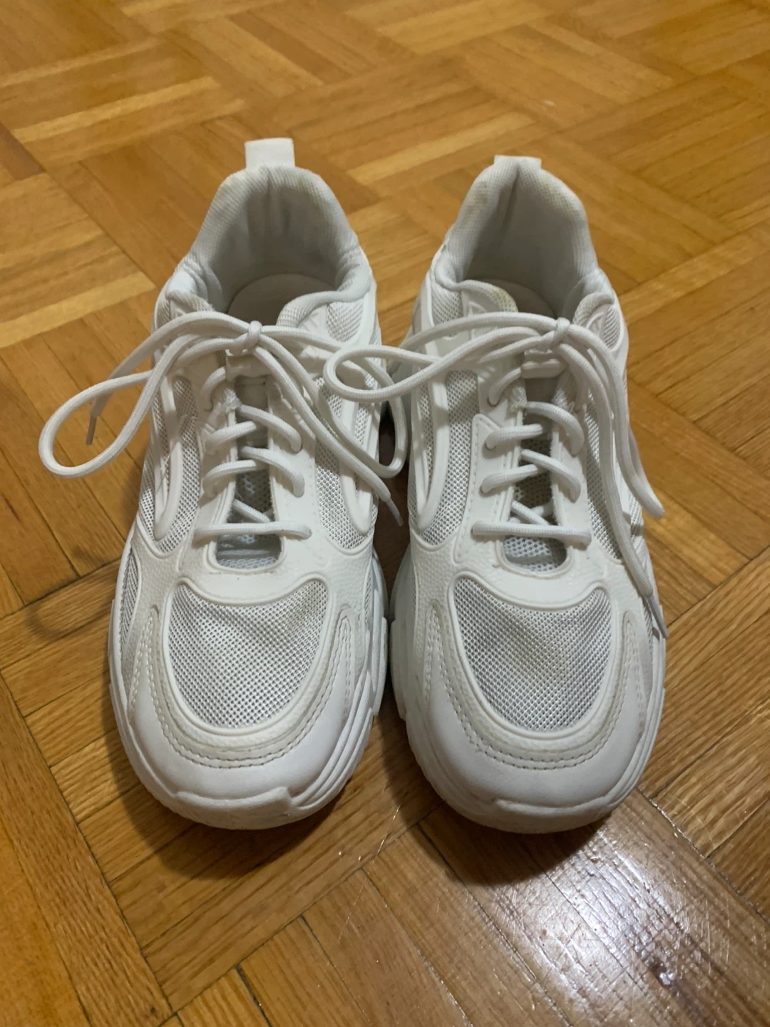 White Chunky Sneakers (CLN) Euro 38 - photo 2