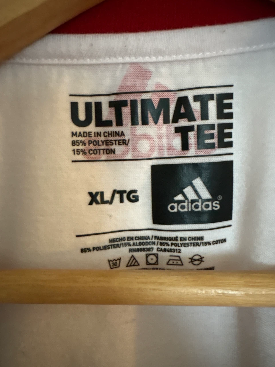 Adidas Ultimate Tee Canada Baseball Shirt XL - photo 2
