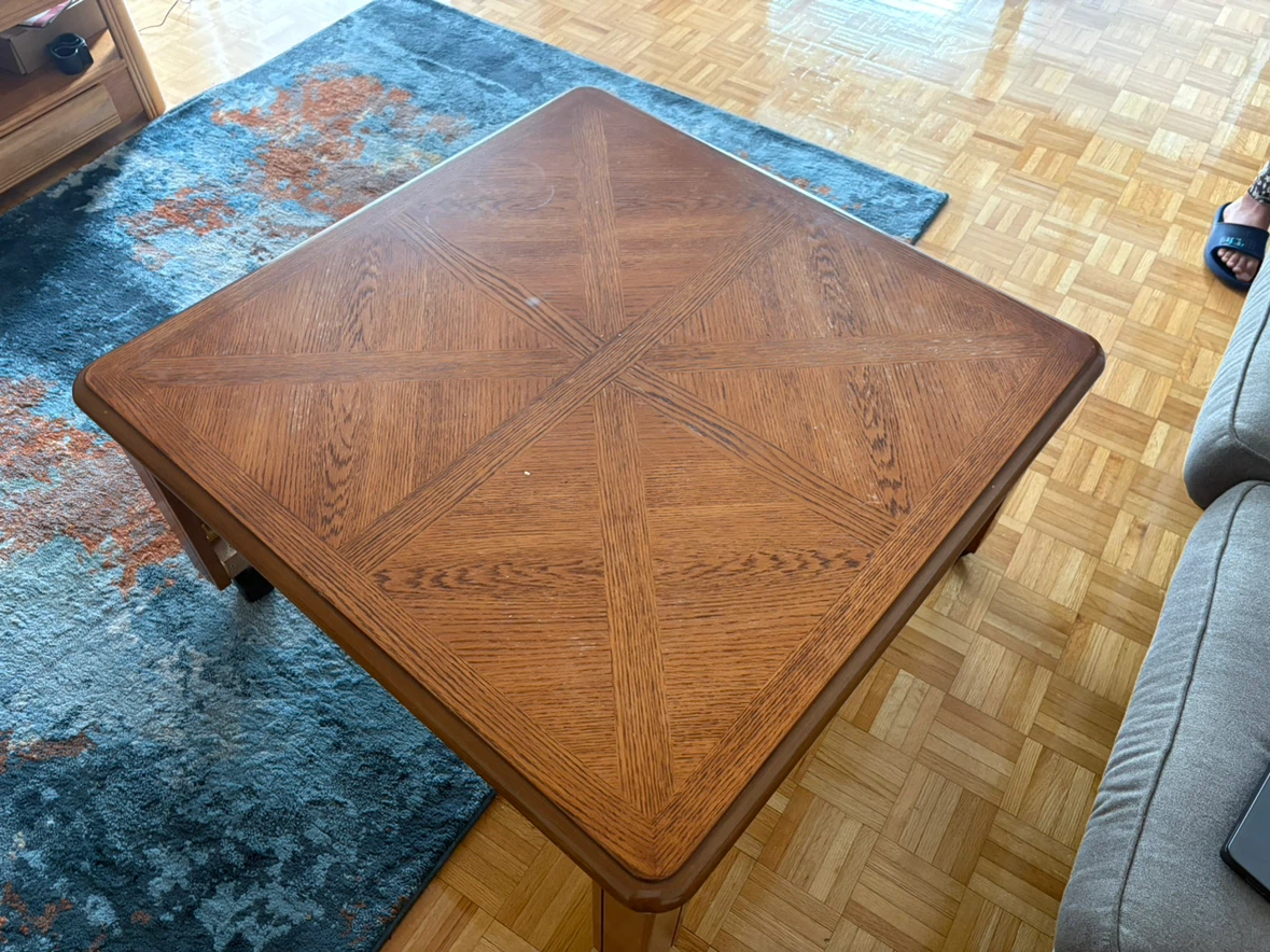 Rolling Wood Table - photo 2