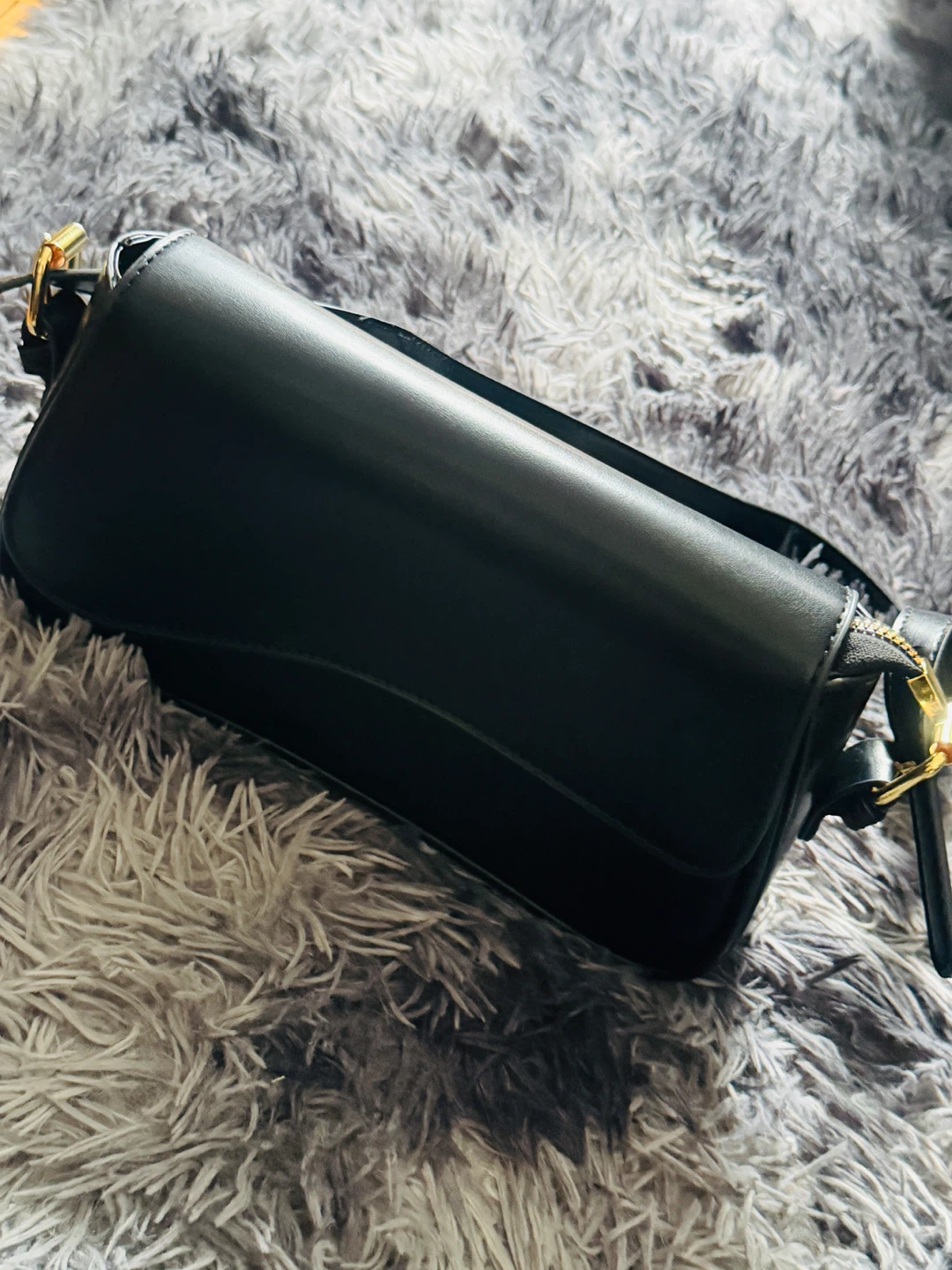 Set of 4 Black Faux Leather Handbags - photo 3