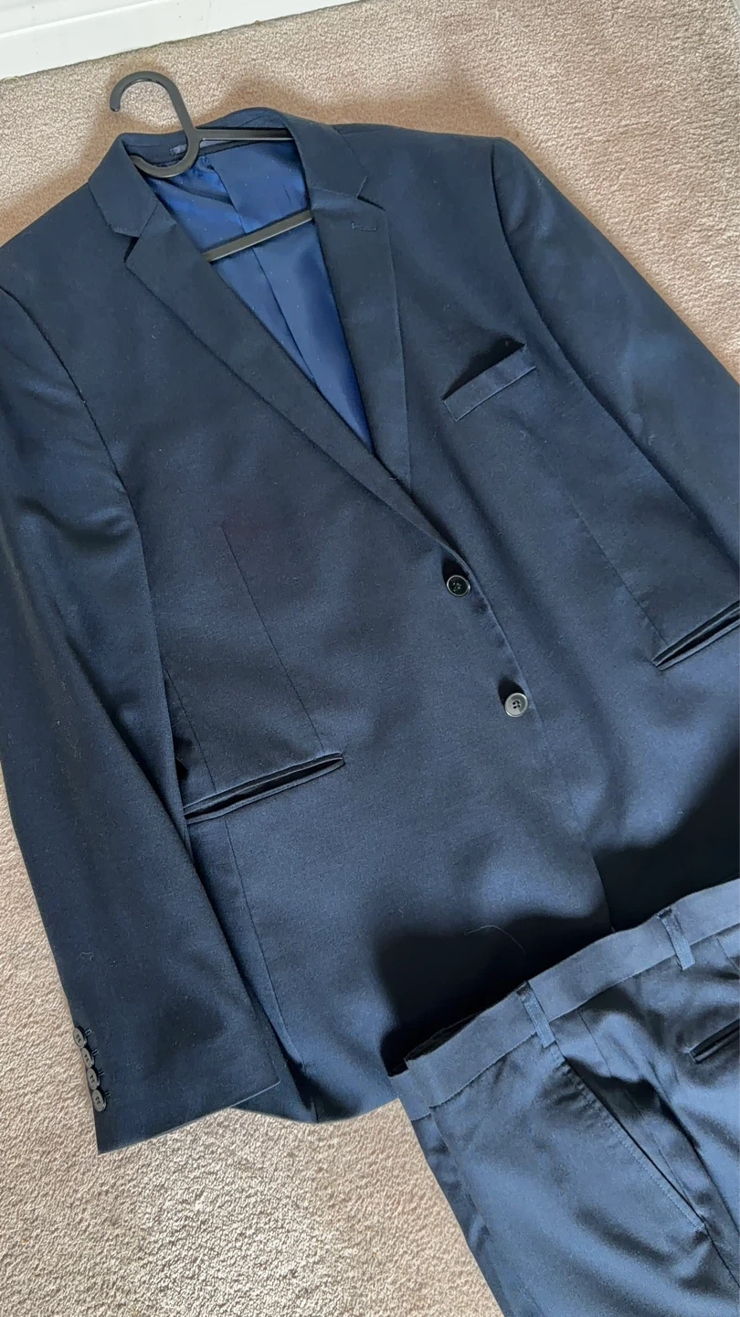 Grafton Slim Fit Navy Suit Jacket and Pants