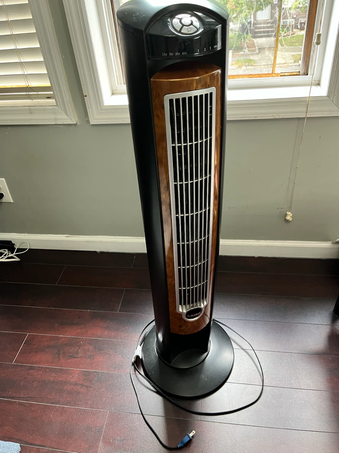 Lasko Tower Fan with Wood Accent - photo 3