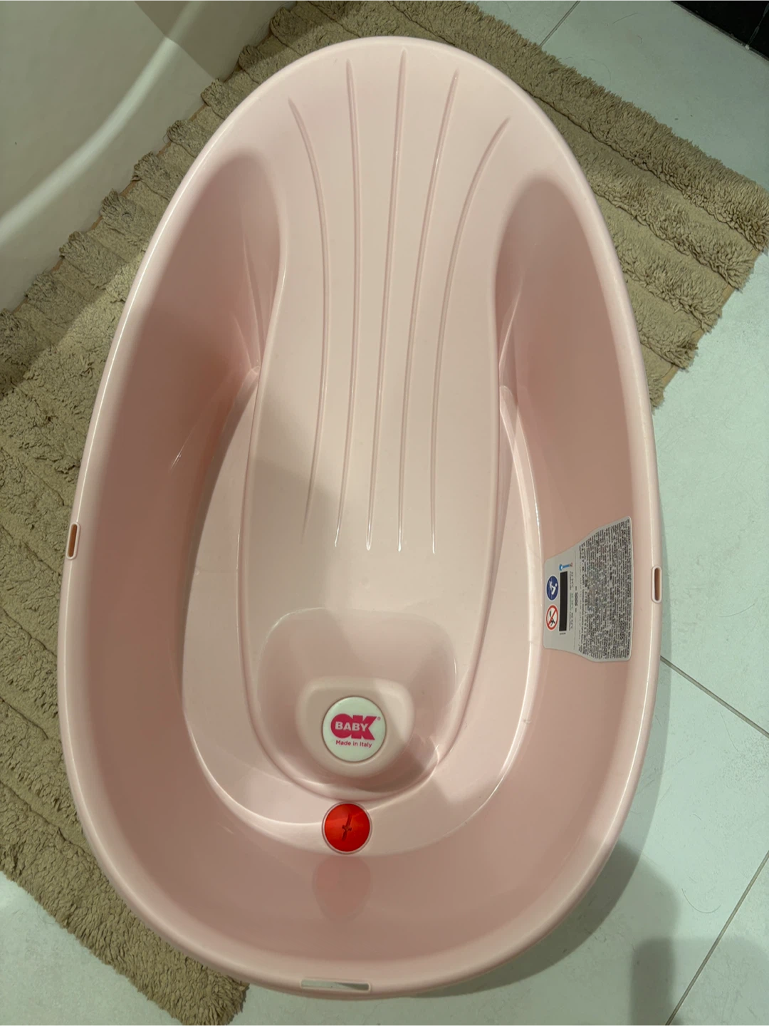 Ok Baby Bath Pink