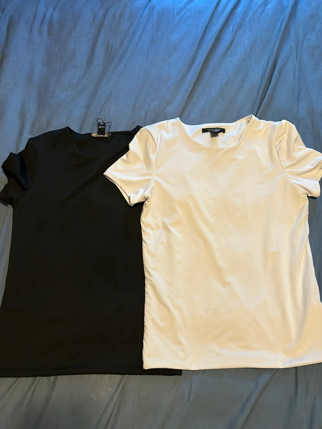 Love & Liberty Black and White T-Shirts (2)
