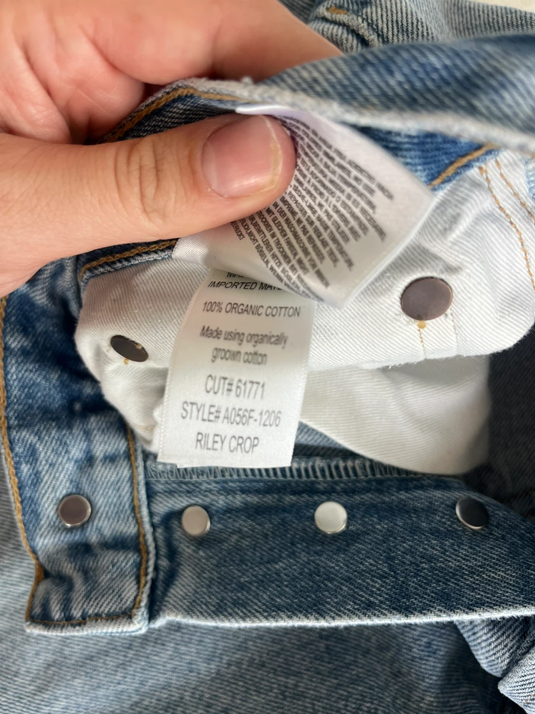 AGOLDE Riley Crop Jeans Size 28 - photo 3