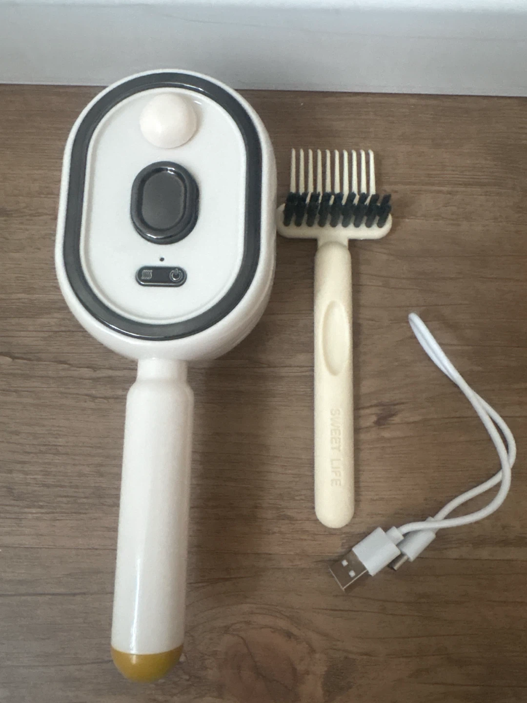 Electric Scalp Massager Brush with USB Charging Cable