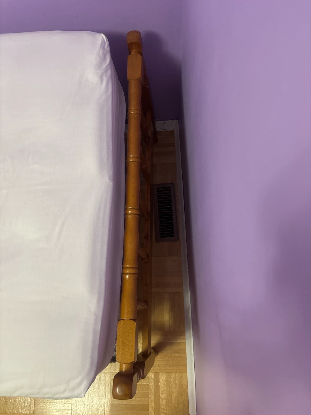 Wooden Bed Frame with Mattress - photo 3